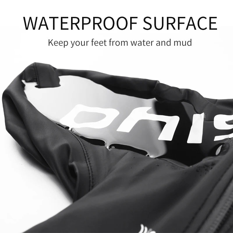 GIYO Waterproof Cycling Overshoes (Windproof Winter Fleece Warm Bike Lock Protector)