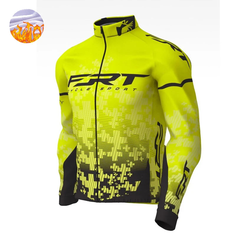 Winter Jacket Thermal Fleece (Cycling Jacket Long Sleeve)