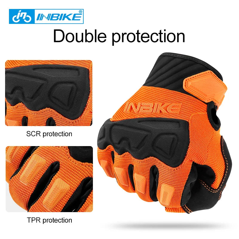 INBIKE 2024 Men's Cycling Gloves (Touchscreen Riding Gloves for Men Bike)