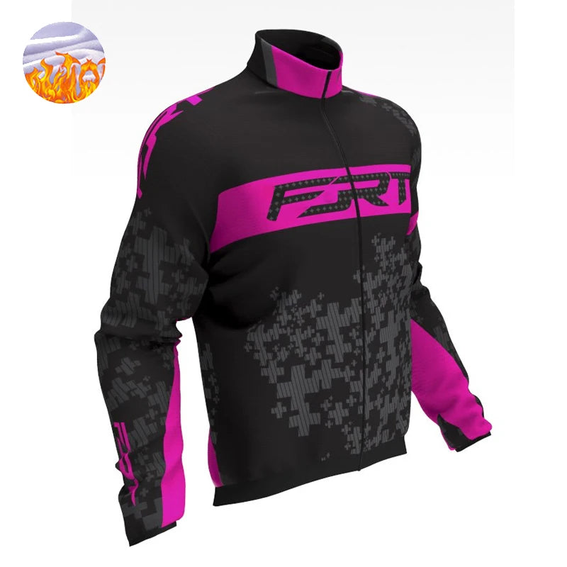 Winter Jacket Thermal Fleece (Cycling Jacket Long Sleeve)